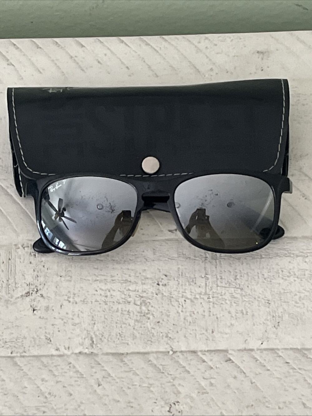 Ray Ban RB4263 601/5J Silver Mirrored POLARIZED/ Black . ‼️Frames Only‼️w Case
